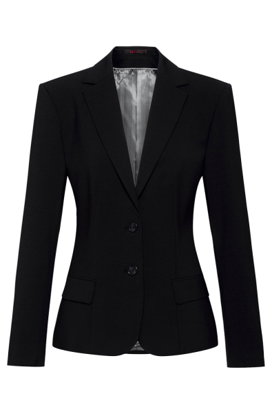 Damen Blazer, Premium, slimfit, schwarz