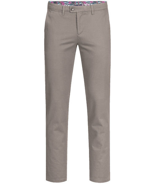 Herren Chino, Casual, regular, kitt