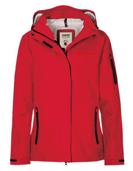 Audi Sport 3-in-1 Damen Jacke, rot