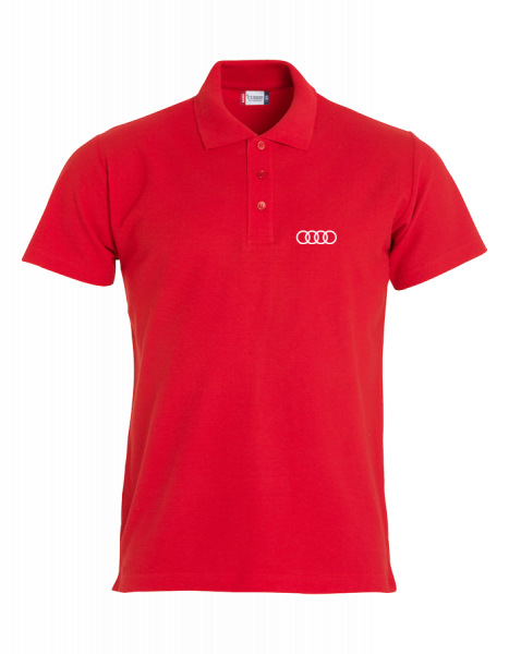 Men´s Polo, Classic, red