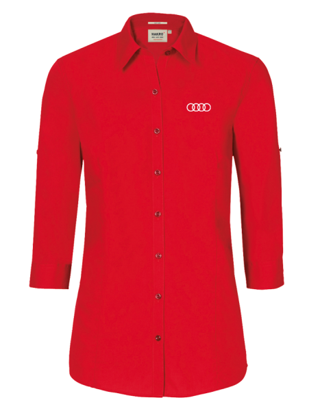 Women 3/4 Blouse, red