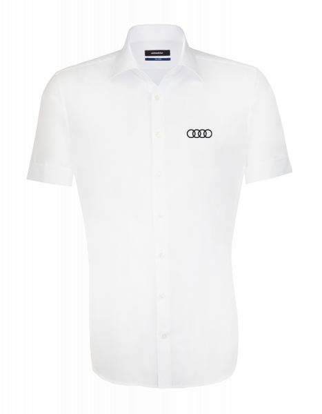 Seidensticker Business-Shirt Shaped, short-sleeve, white