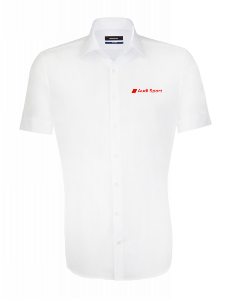 Audi Sport short-sleeve Shirt, shaped, white