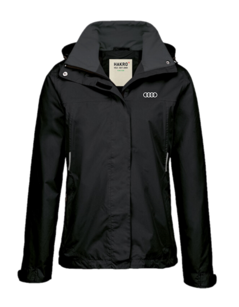 Damen Regenjacke, schwarz