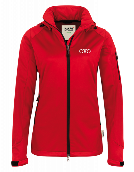 Damen Softshelljacke, rot