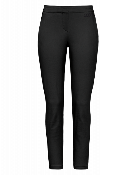 Women 7/8 Chino Trousers, black