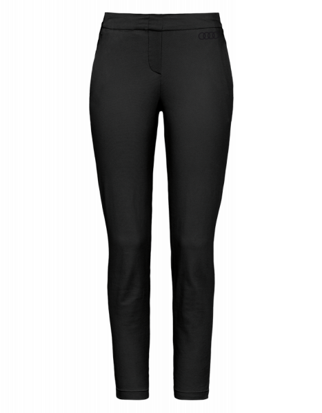 Damen 7/8 Chino Hose, schwarz