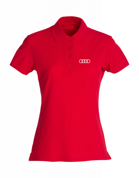 Women Polo, Classic, red