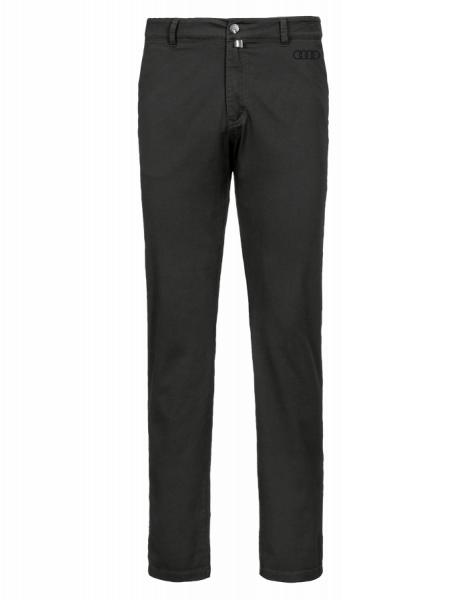 Herren Chino Hose, schwarz