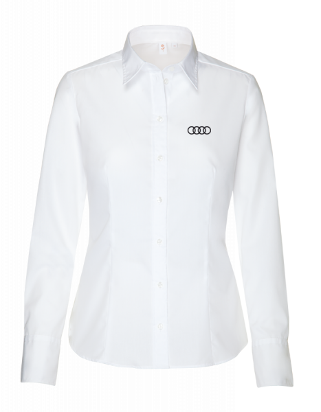 Seidensticker long-sleeve modern Blouse, white