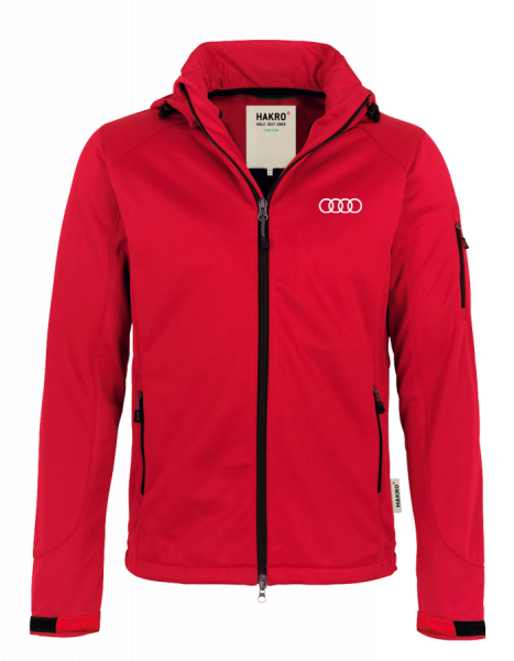 Herren Softshelljacke, rot