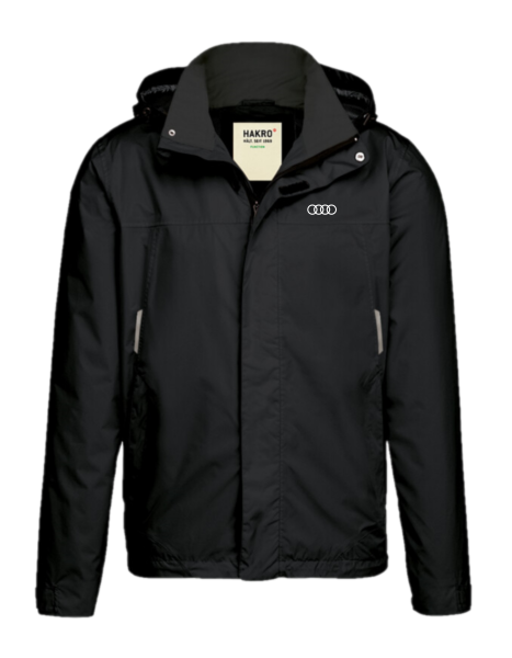 Herren Regenjacke, schwarz