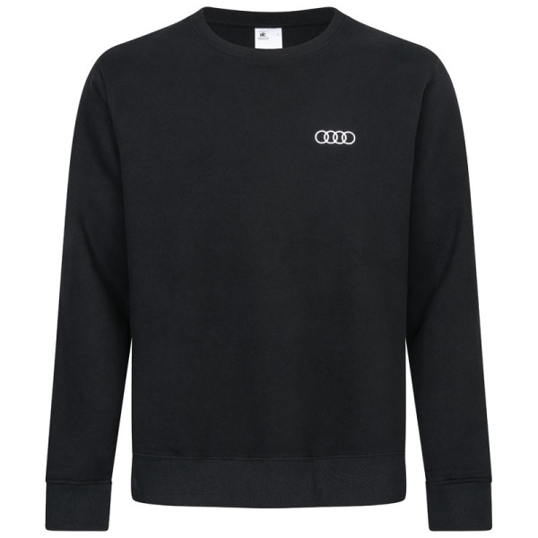 Basic Sweater unisex schwarz Pullover Herren Audi Corporate Fashion
