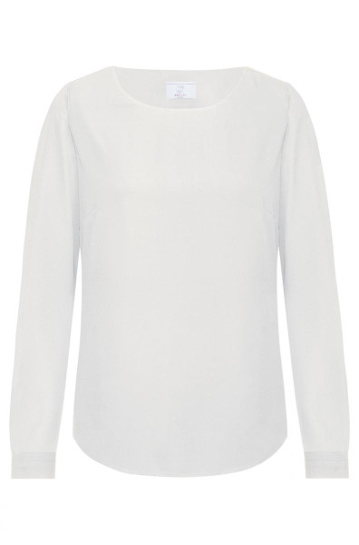 Women´s chiffon blouse, Premium, regular, long-sleeve, white