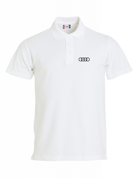 Men´s Polo, Classic, white