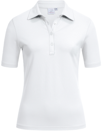 Women´s Polo, regular, short-sleeve, white