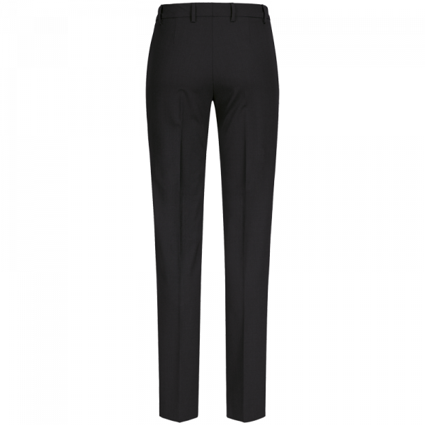 Damen Hose Premium regular, mittlerer Bund, schwarz