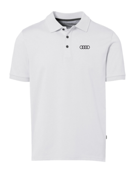 Herren Polo Cotton Tec, weiß